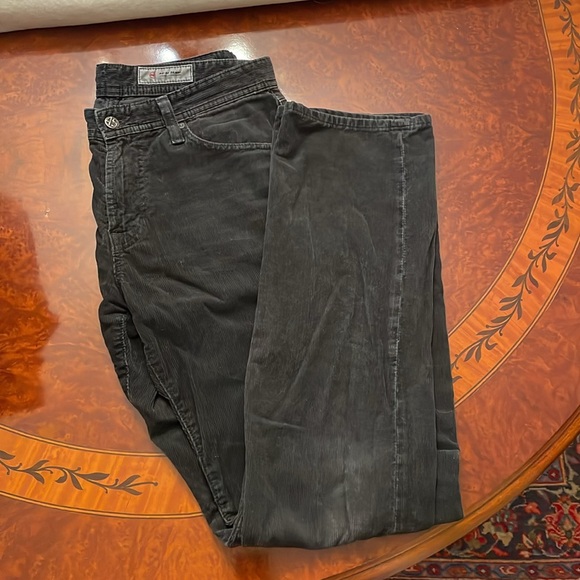 AG-ED Denim The Graduate Tailored Leg. Men's 32 black corduroy. Zipper fly. - Picture 6 of 6